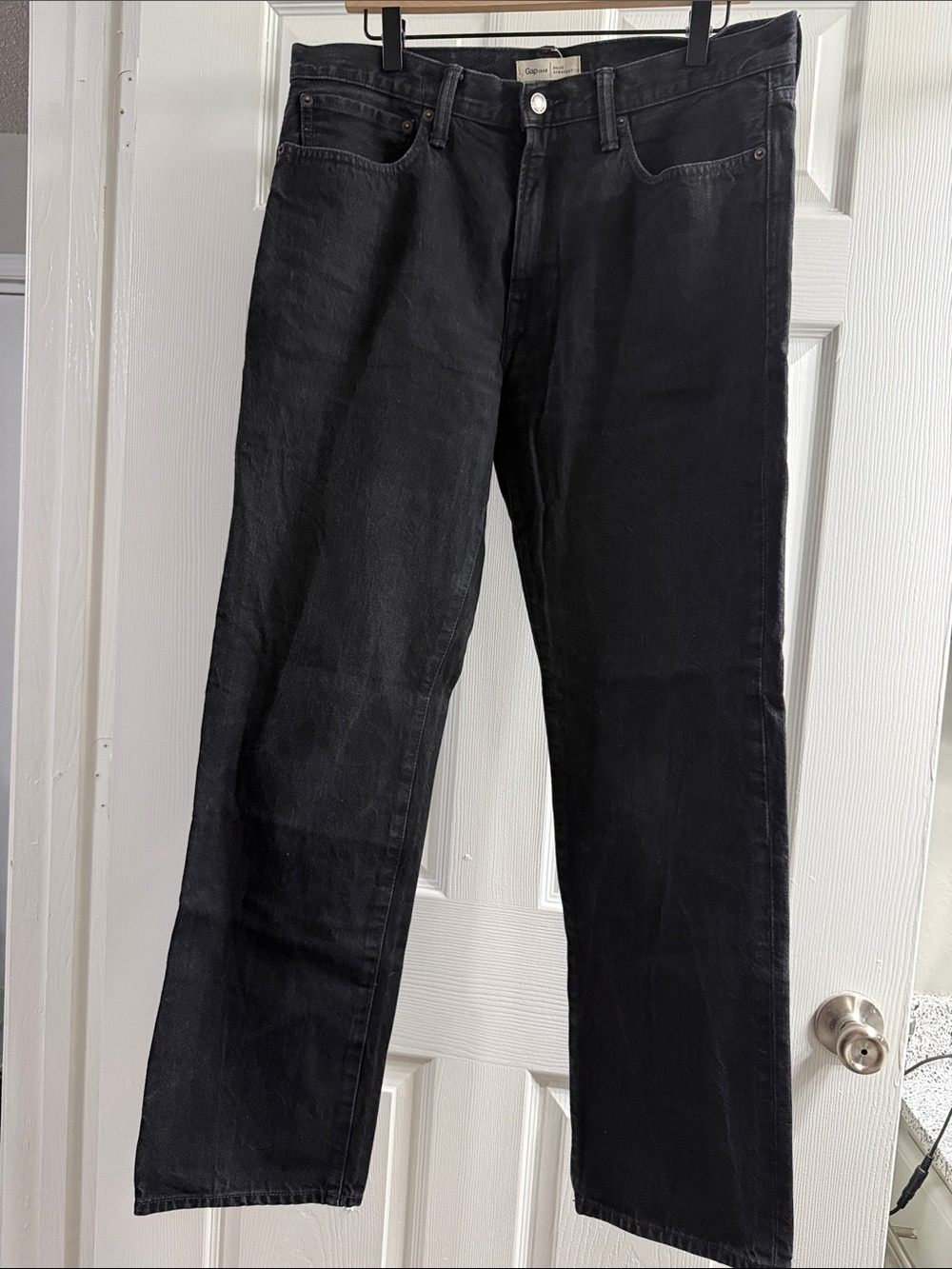 GAP Men's Black Straight Jeans